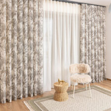 διακοσμητικη κουρτινα με πανθηρες