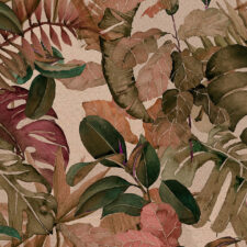 Υφάσμα επίπλωσης με τροπικά φύλλα