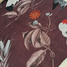 Πολύχρωμο εξωτικό ύφασμα επίπλωσης