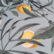 υφασμα με λεμόνια