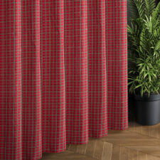 μπορντω κουρτινα καρο