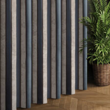 Κουρτίνες ριγέ σε γκρι αποχρώσεις για σύγχρονη αισθητική