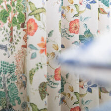 γαζα με πολυχρωμα λουλουδια