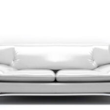 λευκή γυαλιστερή δερματίνη