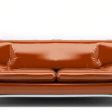 γυαλιστερή δερματίνη σε καραμελ χρώμα