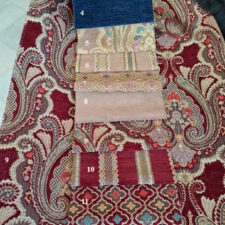 Πολυτελές κλασικό ύφασμα επίπλων με εκλεπτυσμένη υφή