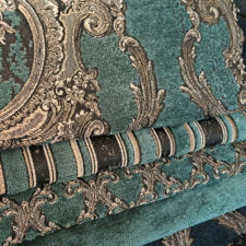 πρασινα υφασματα καναπε