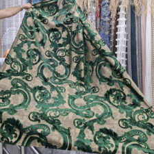 κυπαρισσί ύφασμα για πλαινή κουρτίνα