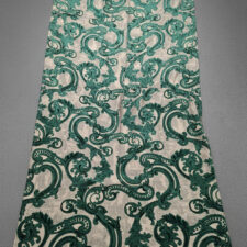 ύφασμα με πράσινες κλάρες για έπιπλα