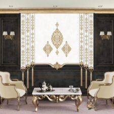 ρολερ με χρυσή εκτύπωση