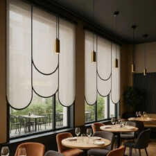 καμπύλα πάνελ για επαγγελματικό χώρο από Σαλίβερος