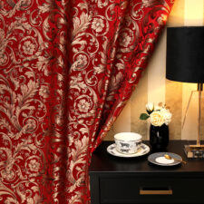 Κλασικό ύφασμα κουρτίνας με φίνα πολυτελή όψη