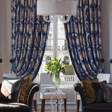 Αριστοκρατικό ύφασμα κουρτίνας για κλασικά σαλόνια