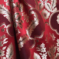 Αριστοκρατικό ύφασμα κουρτίνας με κομψή δομή σε κοκκινο