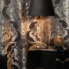 Πολυτελές ύφασμα κουρτίνας με παραδοσιακή αισθητική