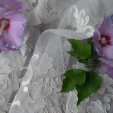 Κουρτίνα δαντέλα πολυτελείας ρομαντικού ύφους