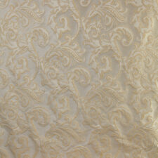 κρεμ Κουρτίνα με παραδοσιακό κλασικό σχέδιο και πολυτελή όψη