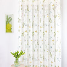 ψιλη κουρτινα με λουλουδακια