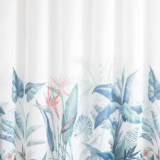 Υφασμάτινο ρολό με έντονο τροπικό floral print.