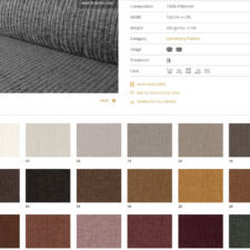 υφάσματα επίπλωσης σε κοτλέ σχέδιο ριγέ